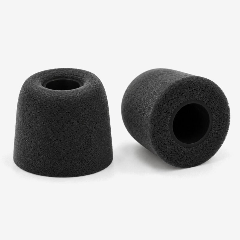 Close-up of the foam on the KZ ear tips