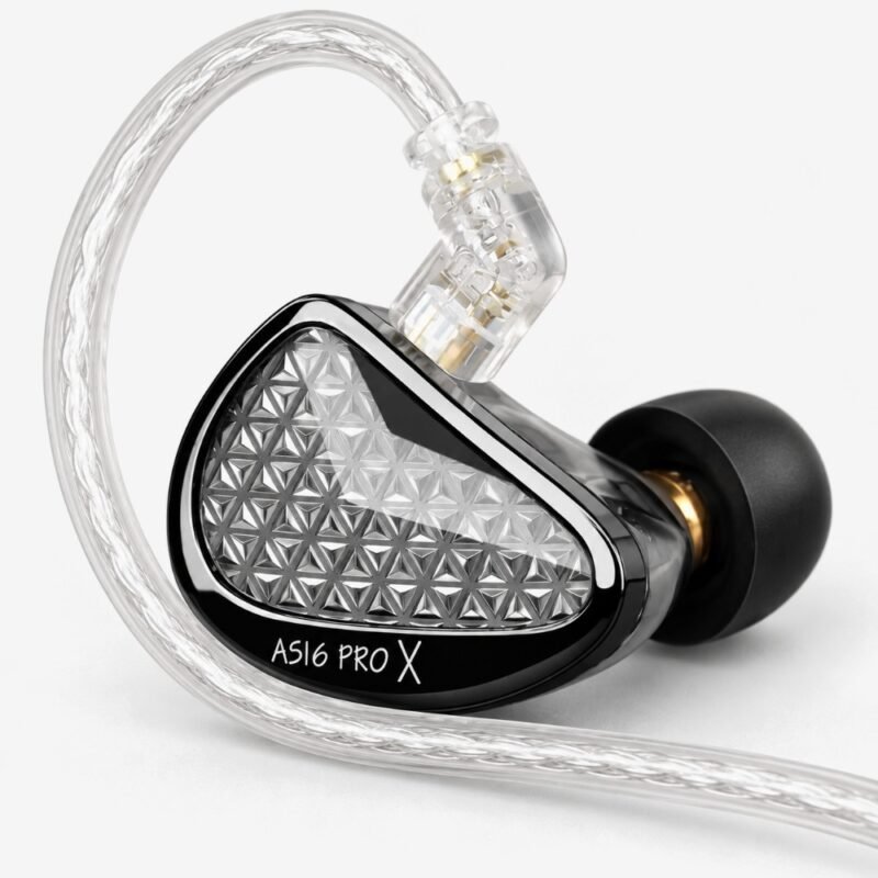 Detalle de la placa frontal del KZ AS16 Pro X
