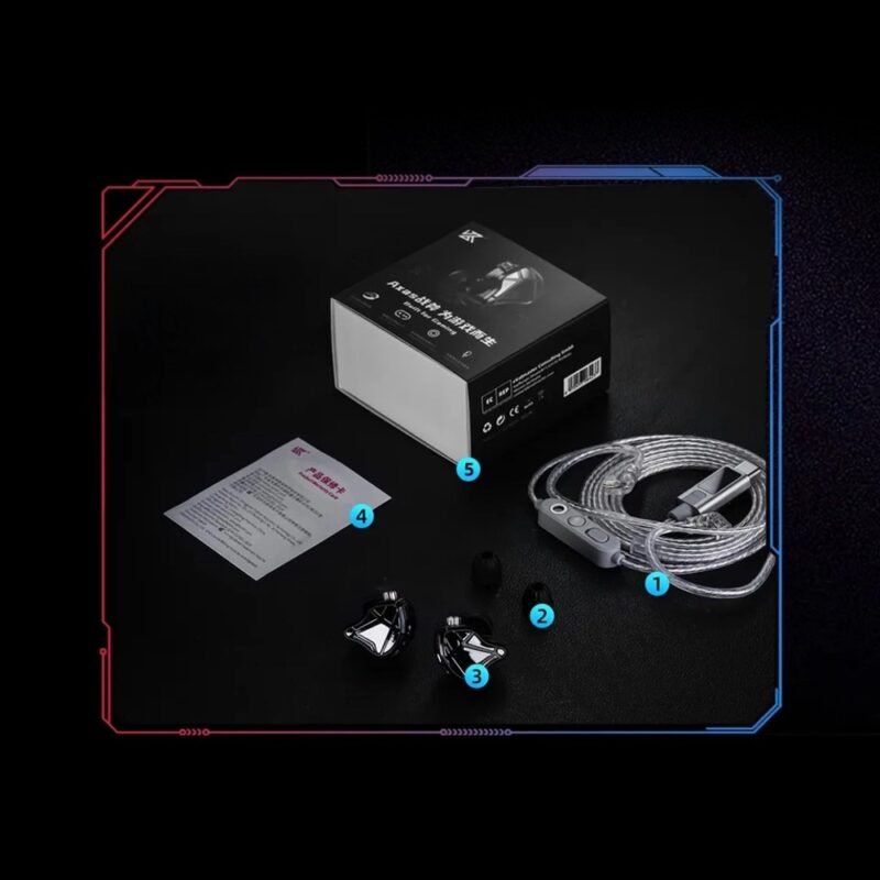 Contenido de la caja de los KZ AXAS