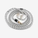 Cable KZ de 8 hilos azul y plata, trenzado, con clavija jack de 3,5 mm de fibra de carbono Cable KZ de 8 hilos azul y plata, trenzado, con clavija jack de 3,5 mm de fibra de carbono