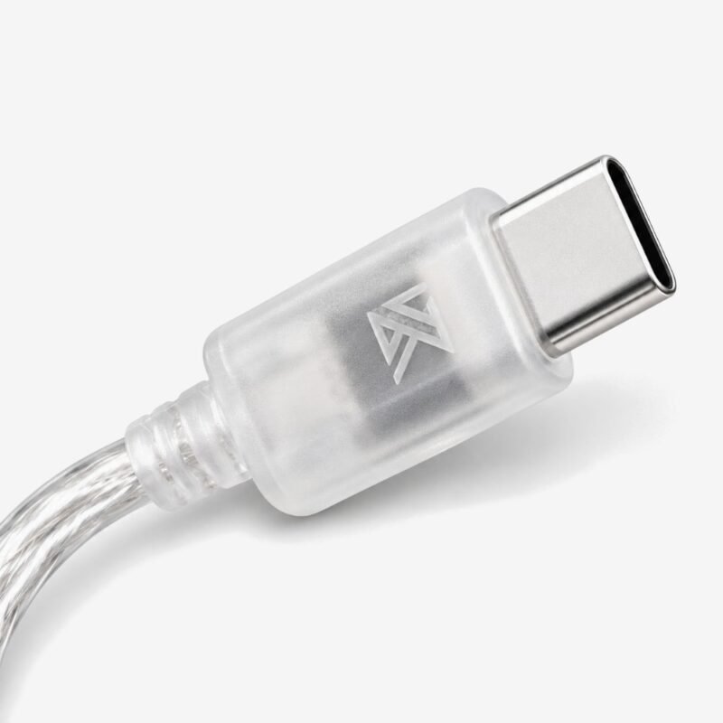 Clavija USB-C con DAC del cable KZ USB-C plateado