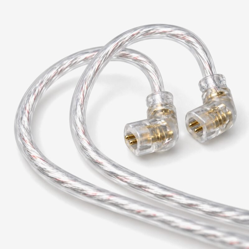 Conectores de 2 pines (Pin C) del cable KZ USB-C plateado