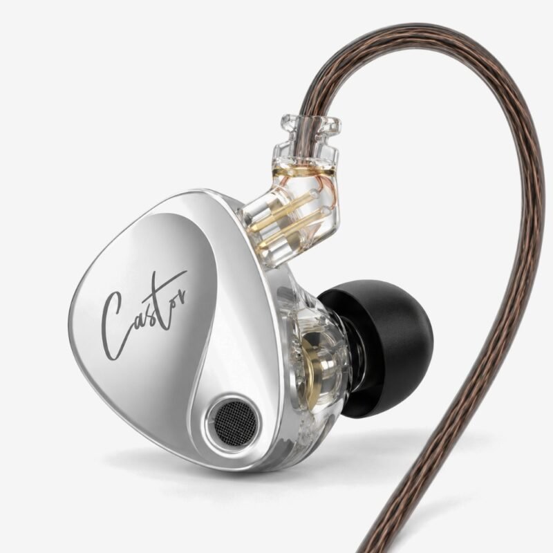 KZ Castor, auricular in-ear en vista de tres cuartos