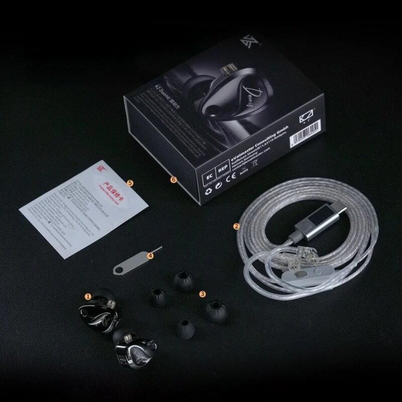 KZ DUONIC box contents