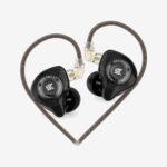 KZ EDX Pro X negro sin micrófono, pareja de auriculares in-ear con cable KZ EDX Pro X negro sin micrófono, pareja de auriculares in-ear con cable