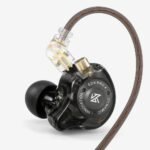 KZ EDX Pro X, auricular in-ear en vista de tres cuartos KZ EDX Pro X, auricular in-ear en vista de tres cuartos