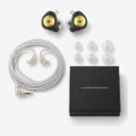 Contenido de la caja del KZ EDX Ultra: auriculares, cable, almohadillas y caja Contenido de la caja del KZ EDX Ultra: auriculares, cable, almohadillas y caja