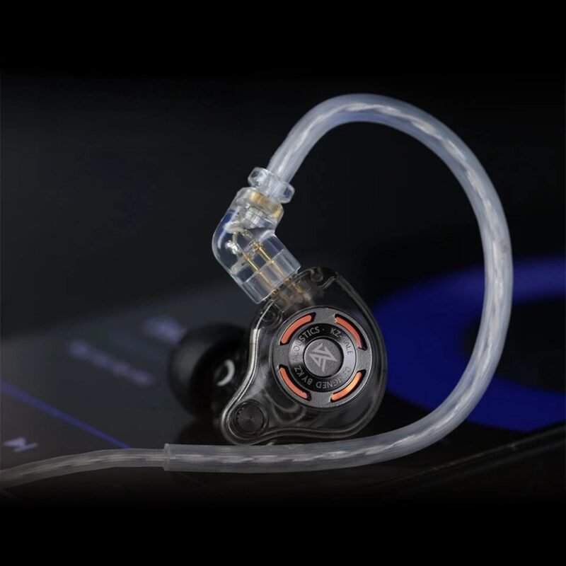 Left KZ GALE earpiece with cable