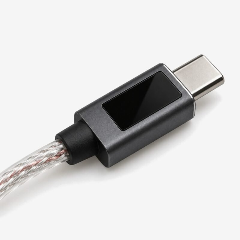 Clavija USB-C del KZ M2 con pantalla