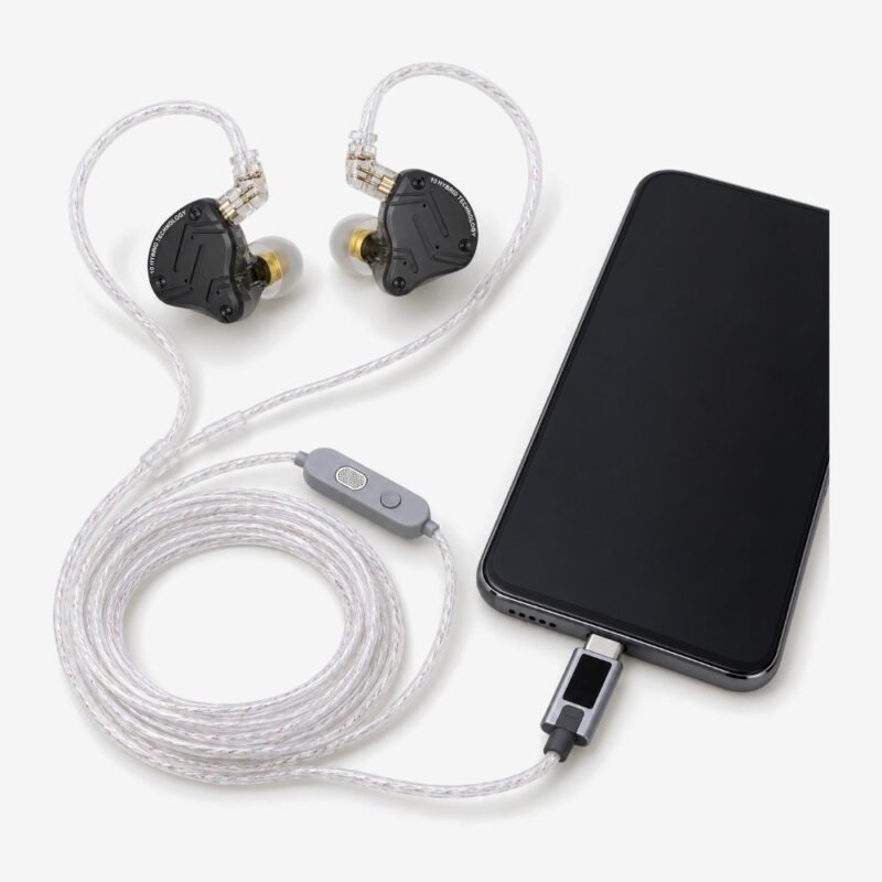 KZ M2 con unos KZ ZS10 Pro X conectado a un móvil