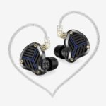 KZ PRX negro sin micrófono, pareja de auriculares in-ear con cable KZ PRX negro sin micrófono, pareja de auriculares in-ear con cable
