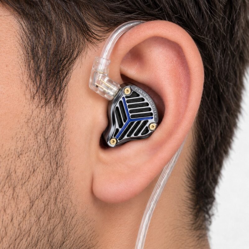 KZ PRX puesto en la oreja