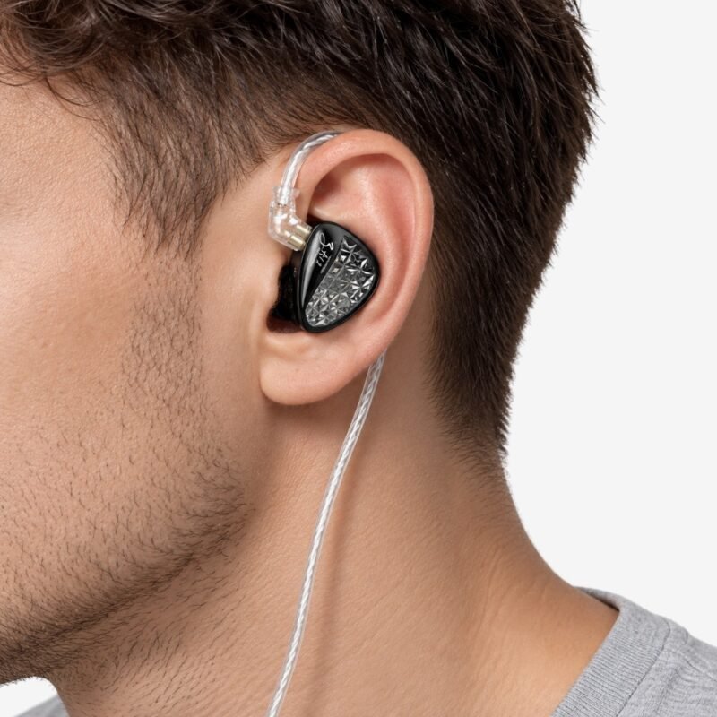 KZ ZA12 worn in the ear