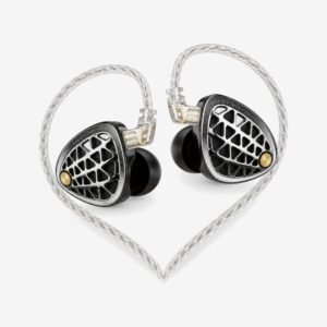 KZ Zenith Titanium Silver sin micrófono, pareja de auriculares in-ear con cable