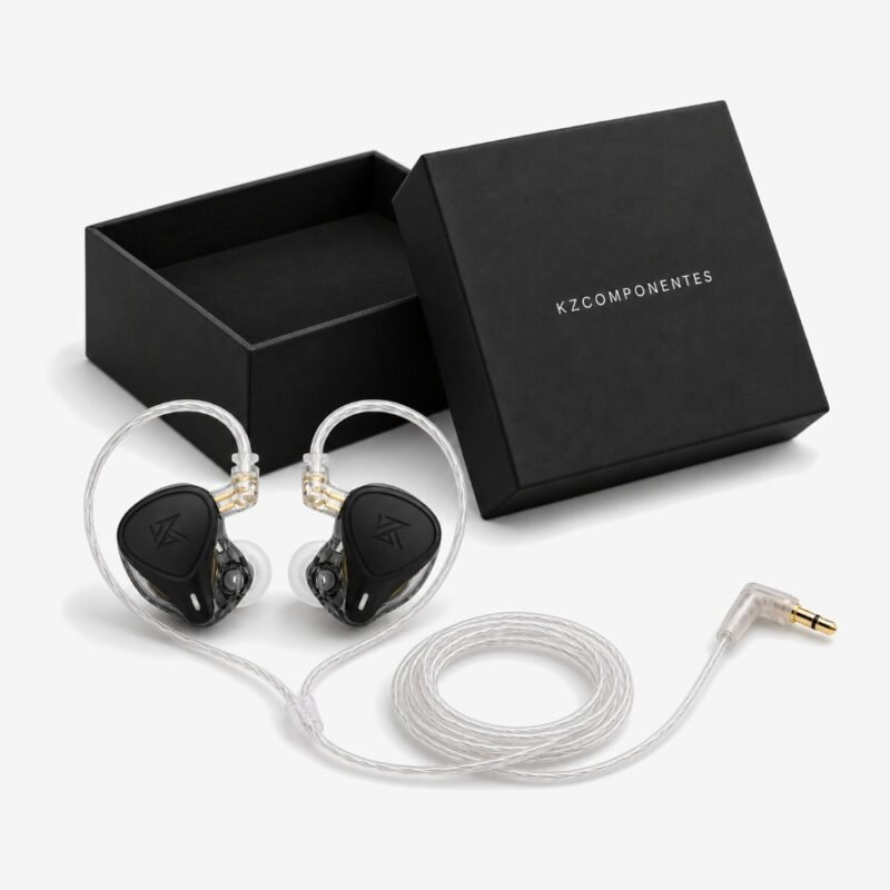 KZ ZEX Pro junto a su caja KZCOMPONENTES
