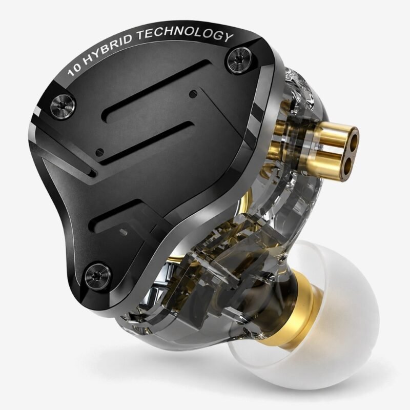 Close-up of the KZ ZS10 Pro X faceplate