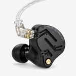 KZ ZS12 Pro X in-ear earphone, three-quarter view KZ ZS12 Pro X in-ear earphone, three-quarter view