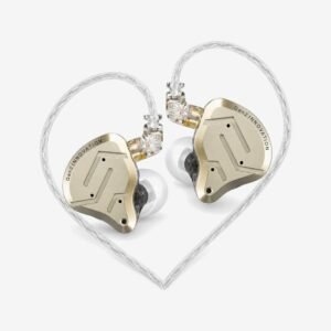 KZ ZSN Pro 2 oro sin micrófono, pareja de auriculares in-ear con cable