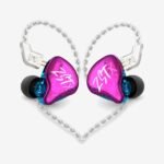 KZ ZST X morado sin micrófono, pareja de auriculares in-ear con cable
