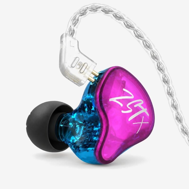 KZ ZST X, auricular in-ear en vista de tres cuartos
