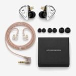 Contenido de la caja del KZ ZSX: auriculares, cable, almohadillas y caja Contenido de la caja del KZ ZSX: auriculares, cable, almohadillas y caja