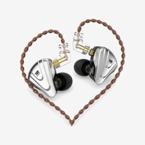 KZ ZSX negro sin micrófono, pareja de auriculares in-ear con cable