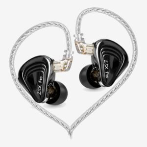 KZ ZSX Pro negro sin micrófono, pareja de auriculares in-ear con cable