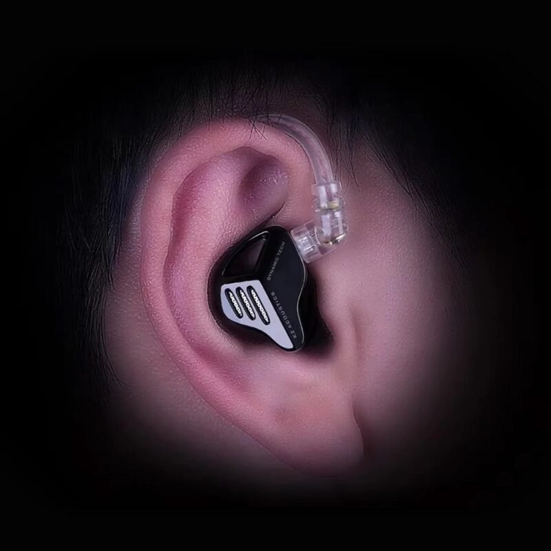 KZ ZVX PRO worn in the ear